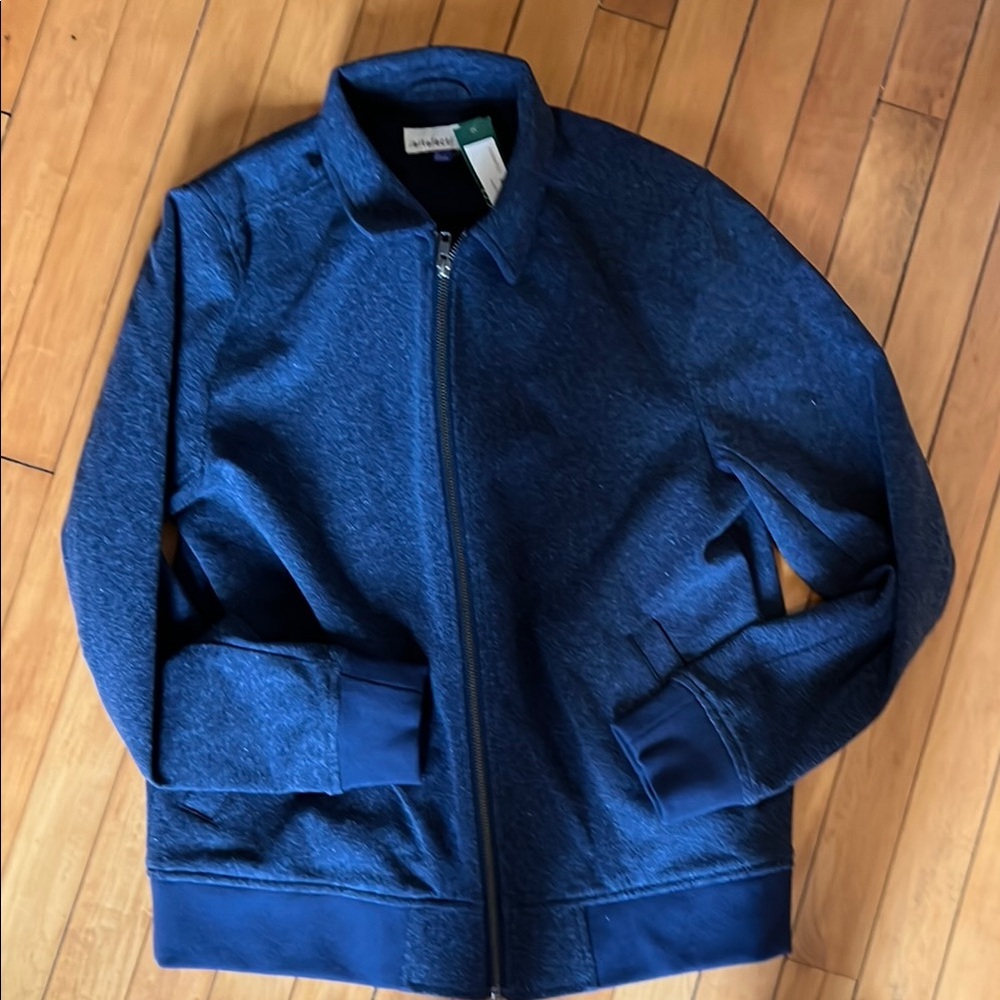 Blue Zip-Up Jacket